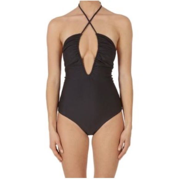 MIKOH Luana One Piece Swim Suit Black/White STRIPED XL 74 - Picture 5 of 16